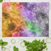 くしゃくしゃになったエキゾチックな質感 キッチンタオル (折り畳み)