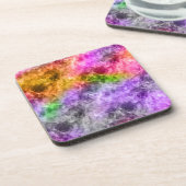 くしゃくしゃになったエキゾチックな質感 コースター (左側)