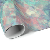 くしゃくしゃになったサンセットブルー ラッピングペーパー (ロールコーナー)