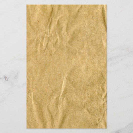 くしゃくしゃになった厚紙のテクスチャ 便箋 (正面)