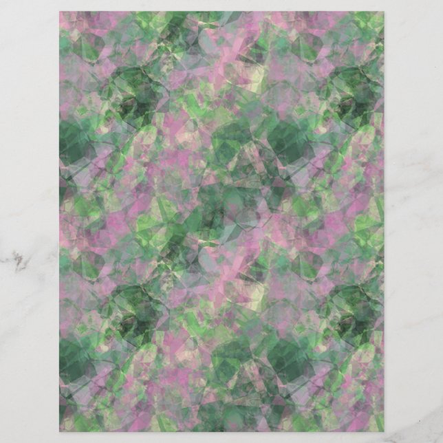 くしゃくしゃになった春の緑のテクスチャ (正面)