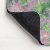 くしゃくしゃになった春の緑のテクスチャ マウスパッド (コーナー)