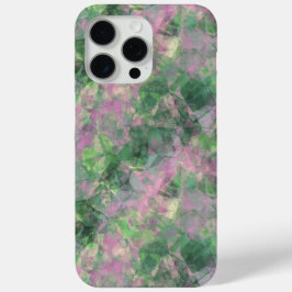 くしゃくしゃになった春の緑のテクスチャ iPhone 15 PRO MAXケース