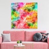 くしゃくしゃになった熱帯の質感 キャンバスプリント (インサイチュ (リビング))