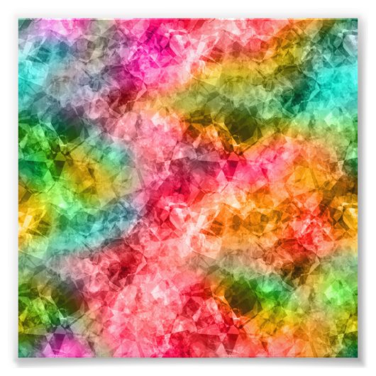 くしゃくしゃになった熱帯の質感 フォトプリント            (正面)