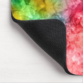 くしゃくしゃになった熱帯の質感 マウスパッド (コーナー)