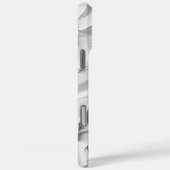 くしゃくしゃになった白い紙のテクスチモダンャの電話ケース Case-Mate iPhoneケース (裏面 / 右)