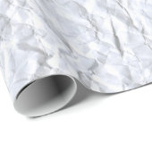くしゃくしゃになった白い紙テクスチャ ラッピングペーパー (ロールコーナー)
