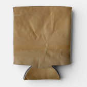 くしゃくしゃになった赤い紙：歯ごたえのある背景。 缶クーラー (正面)