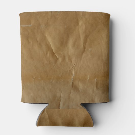 くしゃくしゃになった赤い紙：歯ごたえのある背景。 缶クーラー (裏面)