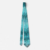 くしゃくしゃになった青いネオン紙 ネクタイ (裏面)