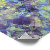 くしゃくしゃのラベンダー質感 ポスター (角)