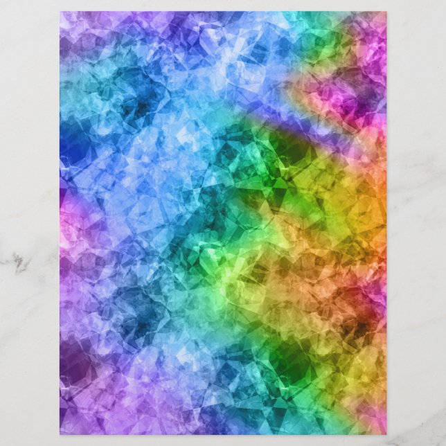 くしゃくしゃの青いテクスチャ (正面)