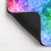 くしゃくしゃの青いテクスチャ マウスパッド (コーナー)