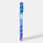 くしゃくしゃの青いテクスチャ Case-Mate iPhoneケース (裏面 / 右)