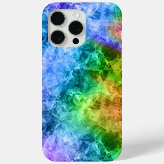 くしゃくしゃの青いテクスチャ Case-Mate iPhoneケース (裏面)