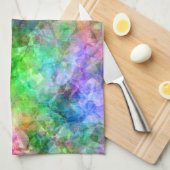 くしゃみカラフルした食感 キッチンタオル (四つ折り)