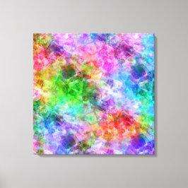 くしゃみカラフルした食感 キャンバスプリント