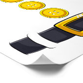 くしゃみハロウィーン矮小衣装のカラーマッチング ポスター (角)