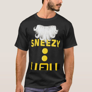 くしゃみ矮性ひげのアイディアハローウィンパーティコスチュームGi Tシャツ