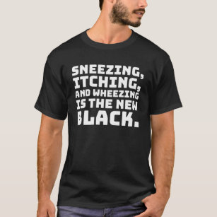くしゃみ、くしゃみ、くしゃみは新しい黒い干し草 Tシャツ