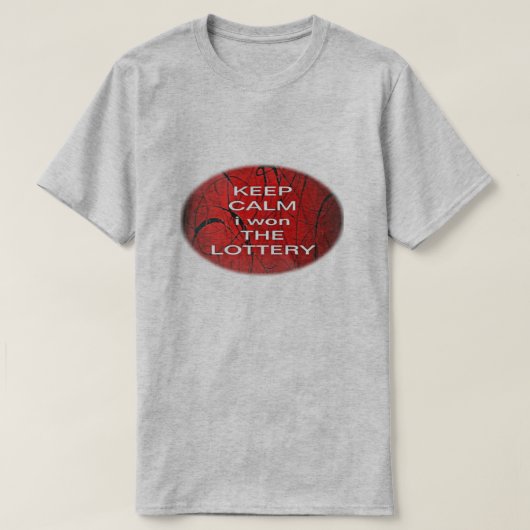 くじに当選しました Tシャツ (デザイン正面)