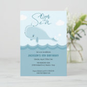 くじらの海 4歳の誕生日 招待状 (スタンド正面)