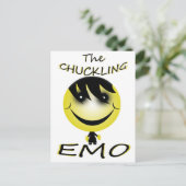 くすくす笑うエモ ポストカード (スタンド正面)