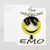 くすくす笑うエモ ポストカード (正面/裏面)