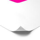 くすぐったピンクのポスター ポスター (角)