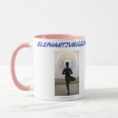 くすぐったピンクの禅 マグカップ (左)