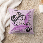 くすぐったピンク色の乳がん寛解枕 クッション (ブランケット)