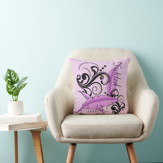 くすぐったピンク色の乳がん寛解枕 クッション (椅子)