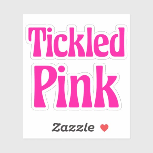 くすぐったピンク シール (シート)