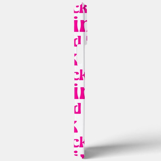 くすぐったピンク Case-Mate iPhoneケース (裏面 / 右)