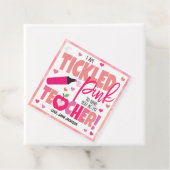 くすぐりピンクあなたは私たちの先生ギフトラベル フェイバータグ (インサイチュ)