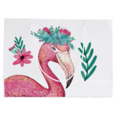 くすぐりピンクベビーシャワー抱き枕 ラージペーパーバッグ (裏面)