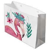 くすぐりピンクベビーシャワー抱き枕 ラージペーパーバッグ (裏面アングル)