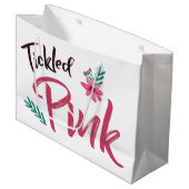 くすぐりピンクベビーシャワー抱き枕 ラージペーパーバッグ (正面アングル)