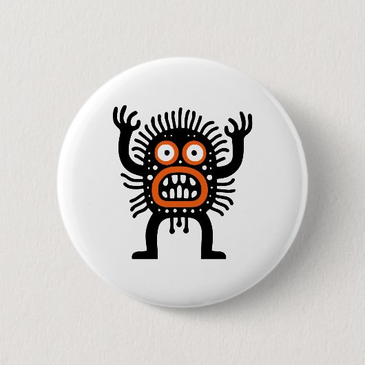 くすぐる 缶バッジ (正面)