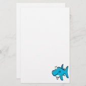 くすぶるサメの漫画 便箋 (正面/裏面)