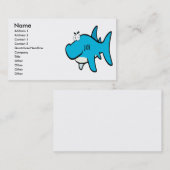 くすぶるサメの漫画 名刺 (正面/裏面)