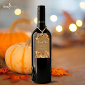 くすみフラワー カラメルベージュ サンクスギビング ギフトタグ