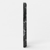くすんだグレー系の花柄 Case-Mate iPhoneケース (裏面/左)