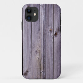 くすんだパープルウッド iPhone 11 ケース