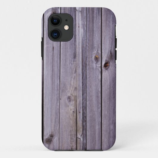くすんだパープルウッド Case-Mate iPhoneケース (裏面)