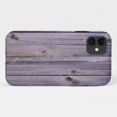 くすんだパープルウッド Case-Mate iPhoneケース (裏面(横))