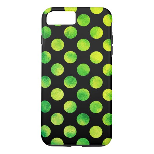 くすんだ緑の水玉 Case-Mate iPhoneケース (裏面)