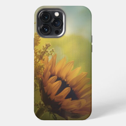 くすんだ花のケースメイトiPhoneケース iPhoneケース (裏面)