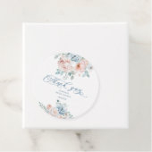 くすんだ青のウェディングギフトに感謝 フェイバータグ (インサイチュ)